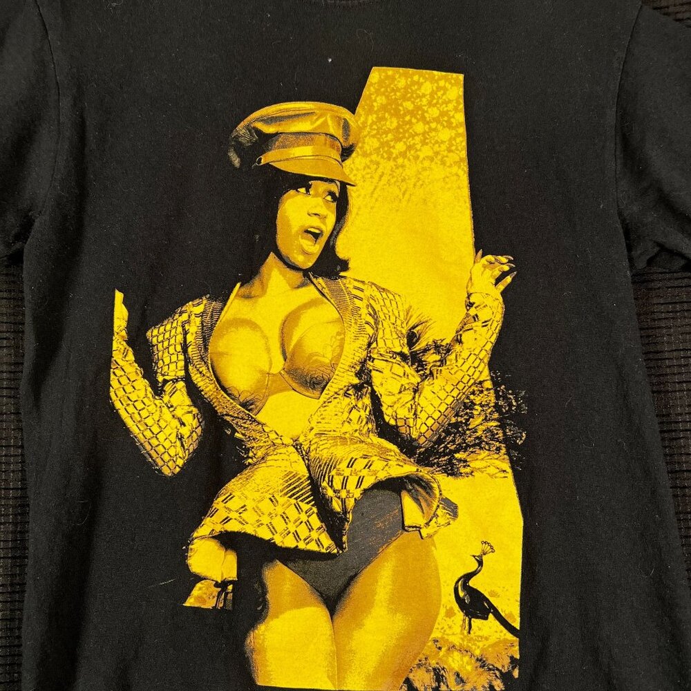 Cardi B Gold Black  Graphic Tee Womens Tee Size Small Sexy CardiB